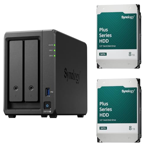 �yNAS HDD�Z�b�g�zSynology DS725+ & Synology HDD 8TBx2�� [2�x�C/ HAT3320-8TBx2�䓯�� / Ryzen Dual�R�ACPU / 4GB����������] �t�B�[���h���C�N�戵�i �d�b/���[���T�|�[�g�Ή�