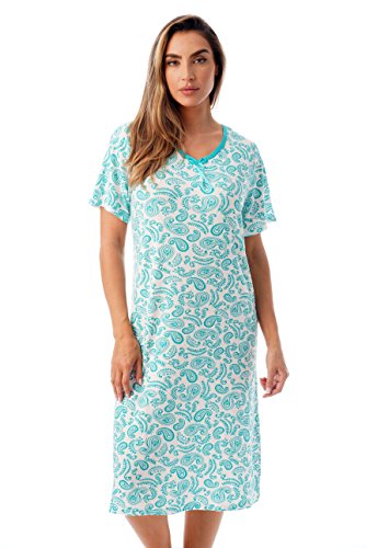 Just Love Womens Nightgown Sleep Dress 6701-10241-TEA-L