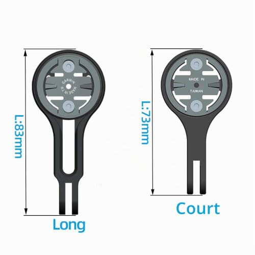 Support de guidon carbone antivibration pour compteurs Bryton et Stages