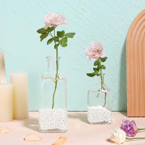 Image of T4U Tumbled Chips Stones Crushed White Gravels 1 LB, Irregular Shaped Natural Rock Pebbles, DIY Polished Rocks for Potted Plant,Bonsai,Vase Fillers Aquarium Decoration, Aquarium Gravel Rocks