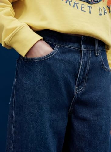 Image of KOTTY Womens High Waist Flared Fit Ankle Length Clean Look Denim Jeans