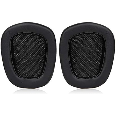 Jecobb Replacement Earpads with Protein Leather & Memory Foam Ear Cushion Cover for Logitech G633 G933 G935 Headphone ONLY Cover