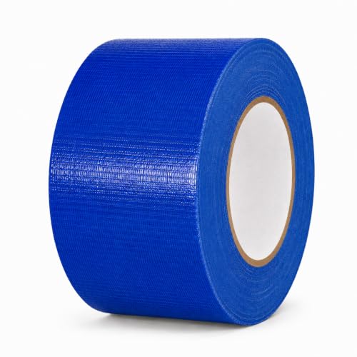 Image of GGR Supplies CDT-36 Dark Blue Cloth Duct Tape, 3 Inch x 60 Yards | Industrial Grade; Waterproof and UV Resistant; Clean Removal With No Sticky Residue; Repairs, Packaging, Bundling and Sealing
