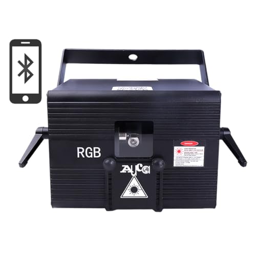 iOS & Android Phone App Edit Control RGB Animation Scan Projector Laser Lights ILDA DMX Beam Disco Wedding DJ Party Show Stage Ligsting