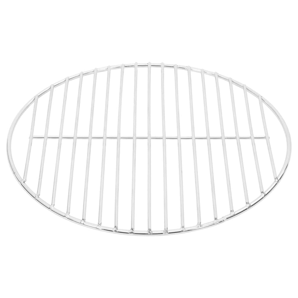 vidaXL Rejilla de Parrilla BBQ Redonda Acero Inoxidable 304 Ø34,5 cm, Rejilla de Parrilla de reemplazo, Parrilla de cocción, Rejilla de Parrilla de Barbacoa