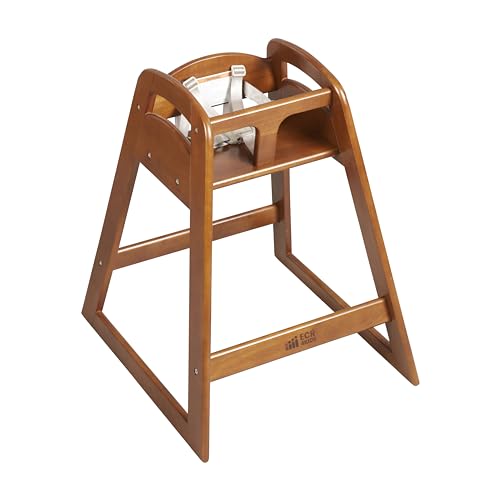 ECR4Kids ASATT High Chair, Children's Furniture, Dark Walnut
