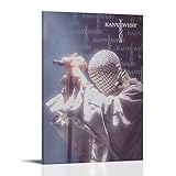Kanye Poster West Rapper, Leinwanddruck, ästhetische 