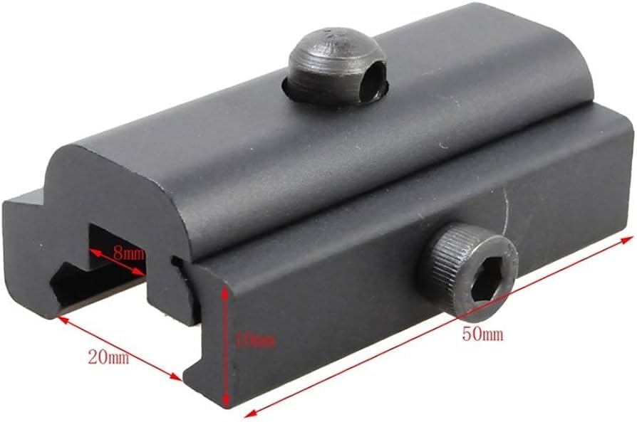 GOTICAL Harris Bipod Adaptor 1913 Picitinny Mount Weaver Compatible Durable with Allen Wrench