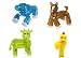 Zing Stikbot 4 x Pets: Monkey, Horse, Cow, Chicken