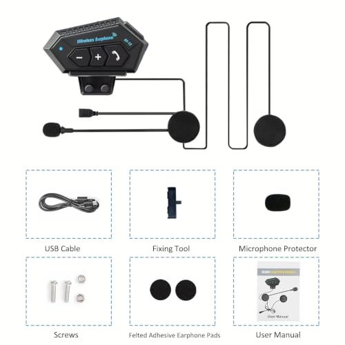 LYANGET Helmet Headset Stereo
