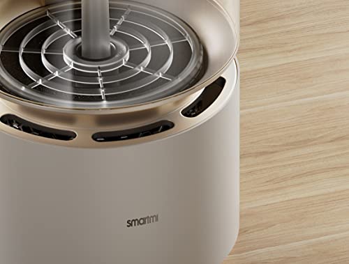 Smartmi Evaporative Humidifier Rainforest, 3L Cool No Mist Humidifiers For Bedroom, Visible Raindrops, Top-Fill, Air Humidifiers For Baby, Self-Cleaning #TOP4