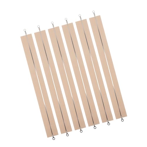 Lurrose Tiras Calefactoras para Sellador Térmico Manual 6 Piezas 455 Mm Cable de Alambre Sellador Tela Resistente para Máquina Selladora Uso Artes y Manualidades