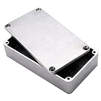 Elektronik-Projektbox für externe Gehäuse-Stromversorgung, Outdoor, Druckguss-Aluminium-Gehäusekasten (1 Stück-1590C 120 x 94 x 56 mm)