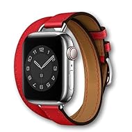 取付方法：バンドの両端にステンレス製のアダプターが付属しています。ケース本体にスライドさせることだ簡単に取付し、固定することができます。 デザイン：fullion AppleWatchバンドは、ファッショナブルなレザーバンドです。デザインはシンプルで、男女を問わずプライベートやビジネスシーンで使用することができます。 商品構成：Applewatch バンドのみ　（Applewatch本体は含まれません） バンドのカラー：ローズレッド ケースサイズ 38mm 40mm 41mm 用 以下のAppl...
