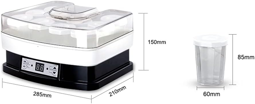 Automatic Small Yogurt Maker Household Smart fermenter Homemade Yogurt Maker 8s Glass Cups