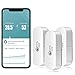 3PCS TUYA ZigBee 3.0 Wlan Thermometer Hygrometer Innen, Smart Wifi Zimmer Funk-Temperatur Feuchtigkeitssensor mit APP Aufzeichnung, Arbeit mit Alexa, Google Home