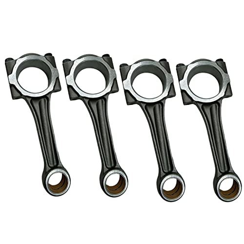 Yihetop 4Pcs V3307 Connecting Rod 1G772-22013 Compatible For Kubota Ssv75 Kx080-4 M6040 M6060 M7060 Tractors Bobcat S630 S650 #TOP5