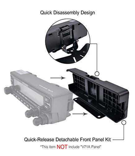 Kit fixation déportée Kenwood TM-V71 support façade détachable câble - 3