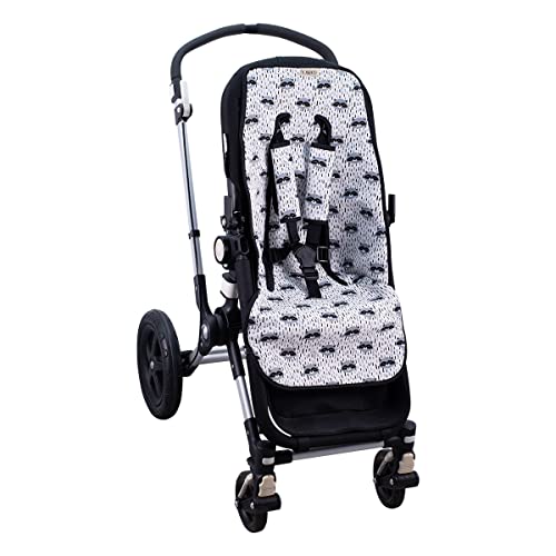 JYOKO Kids uniwersalny materac wyściełany + ochrona wyściełanych uprzęży do wózka dziecięcego (RACCOON)