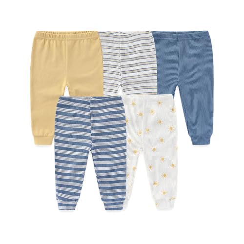 Image of Kiddiezoom Newborn Baby Layette Set 10-Piece with Bodysuits and Pants Set for Unisex Baby Gift Sets