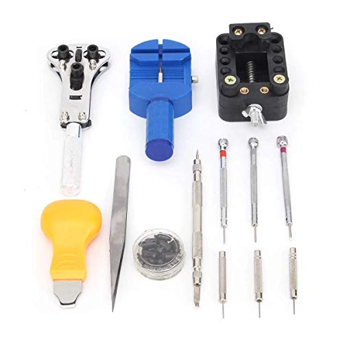 Tool Kit Uhrmacher- zurück Fall Remover-Öffner-Frühlings-Stab 399Pcs Uhr-Reparatur-Tools Kit