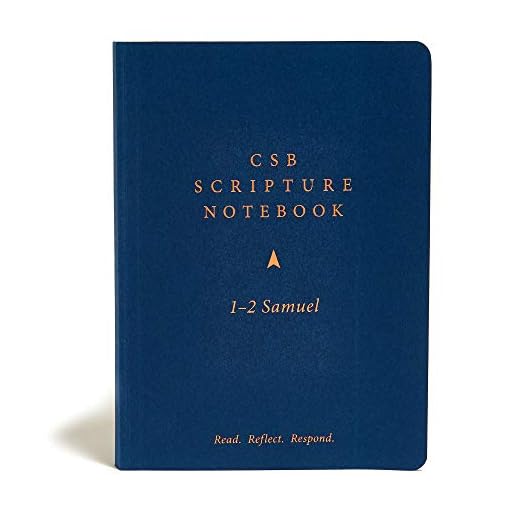 CSB Scripture Notebook, 1-2 Samuel, Black Letter, Single-Column, Notetaking, Journaling Space, Sermon Series, Personal Study, Concise Format, Easy-to-Read Bible Serif Type