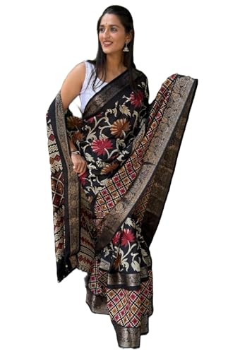 Sari en soie Indian Dola 10478 avec chemisier élégant pour femme