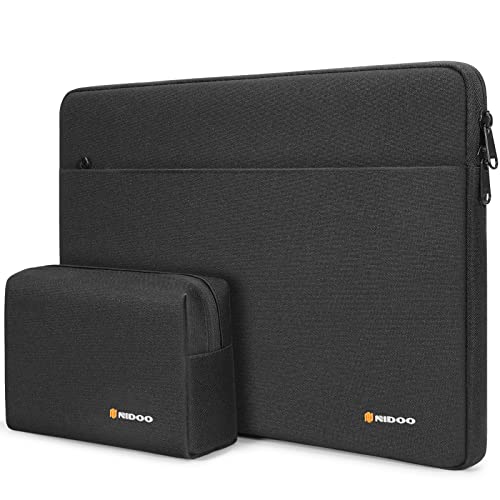 NIDOO Laptop Sleeve 17.3 inch Laptop Bag Computer Carrying Case Cover Compatible with Lenovo Legion 5 / HP Gaming Pavilion 17 / Acer Chromebook 317 / Dell G7 17 / MSI for Men Women Black