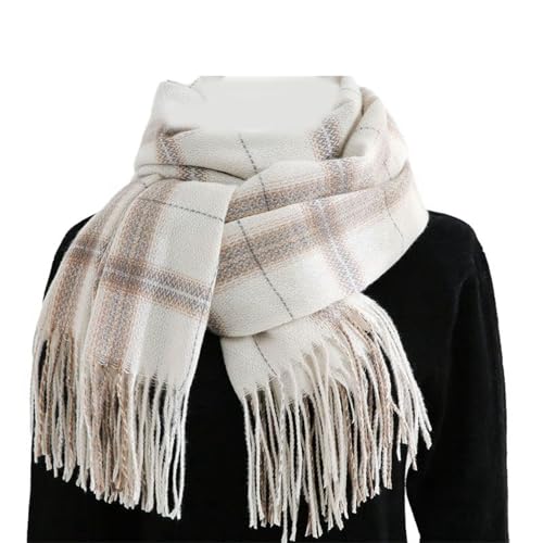 ウールチェックストール