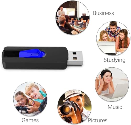 Image of RAOYI 5 Pack 64GB USB Flash Drive, USB 2.0 Memory Stick Thumb Drives Jump Drive Pen Drive for PC Laptop Computer - 64G Multipack