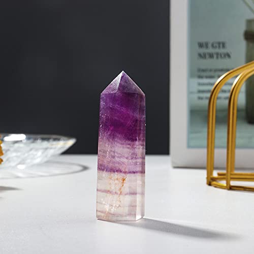 Fluorite de pastèque en prisme hexagonal, une pièce de collection ARKERO