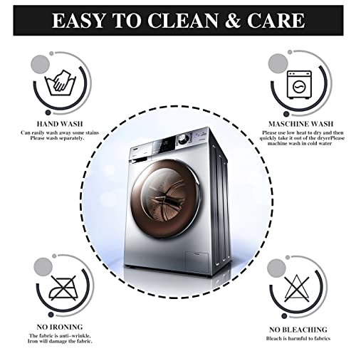 Jaotto Coprisedia Elasticizzati con Schienale 6 Pezzi, Fodere Coprisedie Universale per Sala da Pranzo Cucina, Moderno Coprisedia Lavabile Estraibile, Coperture per Sedie(Geometria Nera,6 Pezzi)