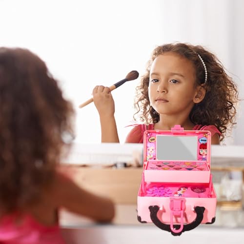 Juego de maquillaje infantil para cumpleaños y disfraces con sombras de ojos 2