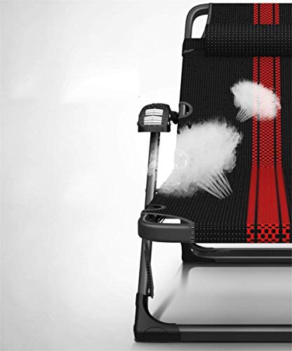 Chaise longue pliable portable, lit simple de sieste et fauteuil relax de maison
