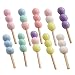 TOYANDONA Lollipops Ornamente Zucker Beschichtete HAWS 1: 12 Candiate HAWS Miniatur- Lebensmittelpuppen- Playset- Puppenhaus Küchenzubehör für Mini- Partei- Lieferungen 10 STÜCKE
