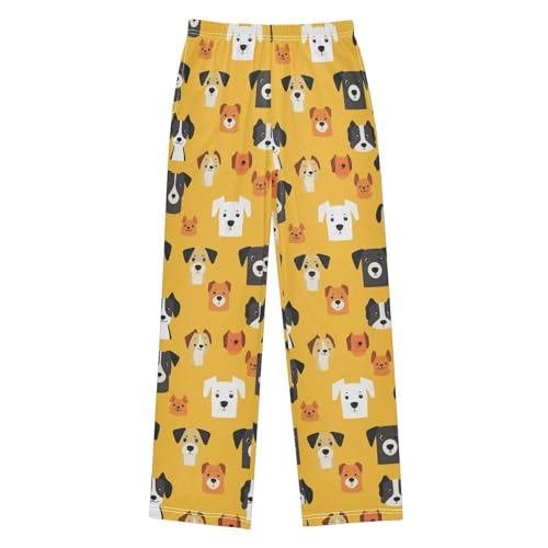 Pajama Bottoms, Cute Puppy Pet Pattern Sleeping Pant Lounge Wear Pajamas Long Pants Sleepwear Pjs