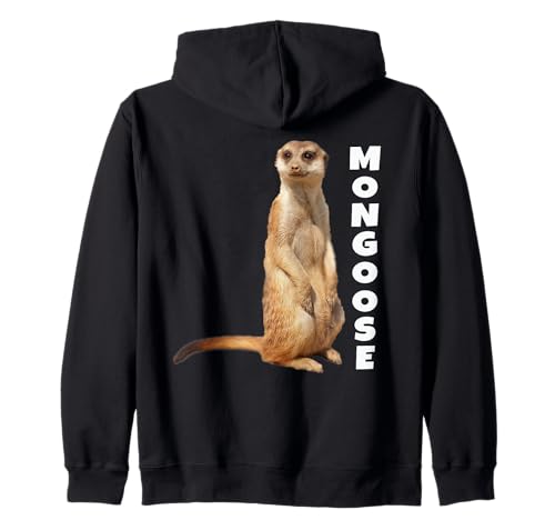 Divertido diseño de mangosta para los Amantes de los Animales Sudadera con Capucha