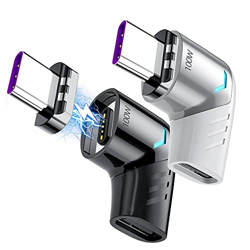 Adaptador magnético de carga ángulo para USB-C BoxWave miniatura 7