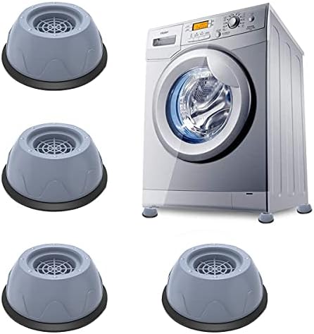 4 Antivibrations-Pads Für Waschmaschine - Verstellbare Füße, 8-10 Cm Höher, Rutschfest