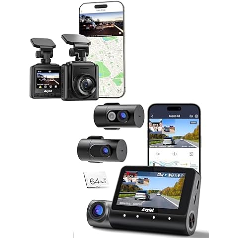 5K 3-Channel Dash Cam+ 2K Front Dashcam Cover