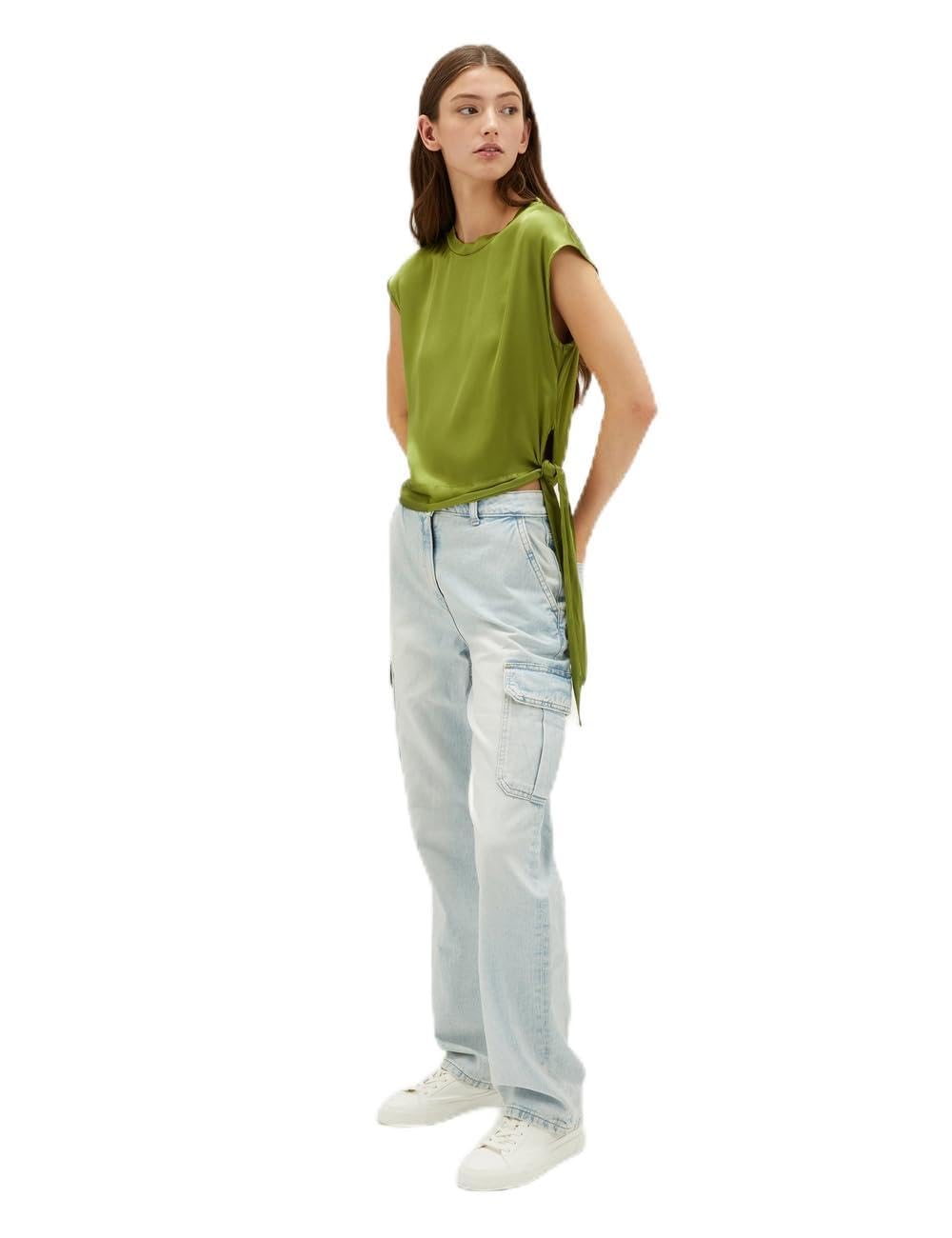 Motivi: Jeans Cargo Light Blue Stagione Primavera Estate 2024.