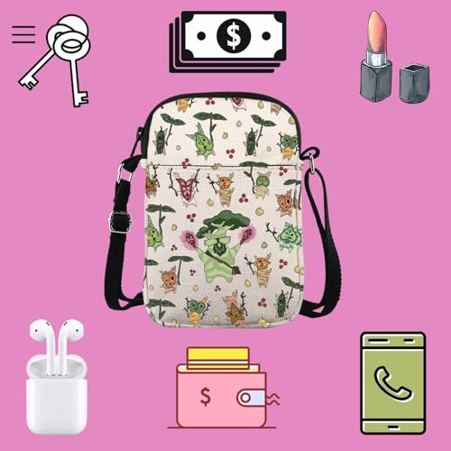 TSOTMO Gaming Themed Crossbody Bag Gaming Lover Zipper Pouch Bag Unique Gift For Gamers3