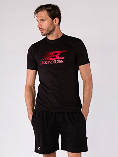 Bodycross Camiseta Bruno2 Negro/Rojo