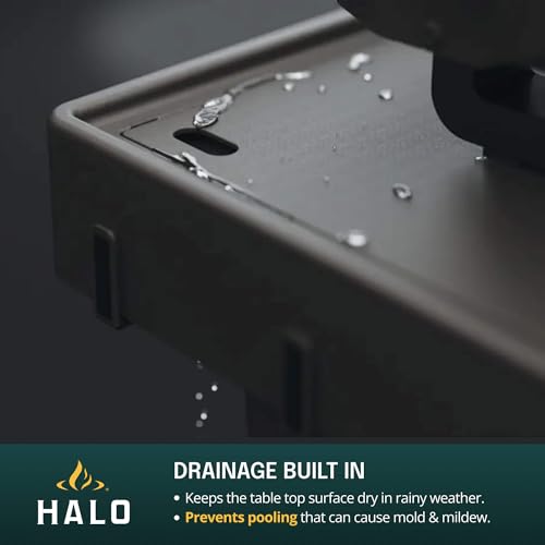 HALO Outdoor Countertop Cart | Prep Station or Griddle/Oven Cooking Surface | Collapsible, Portable, Tool Hooks and Propane Storage | HO-1006-XNA - image 6