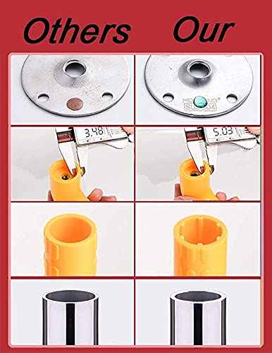 Main courante murale en acier inoxydable chromé pour salle de bain PMR moderne - 4