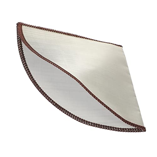 Uonlytech 4pcs Coffee Drip Filter Bag Washable Cone-shaped Coffee Strainer for Cups and Easy to Clean