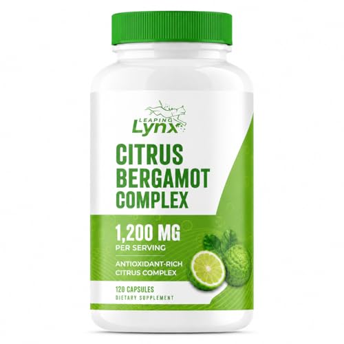 Citrus Bergamot 1200 mg – Heart & Cholesterol Support Supplement | 120 Capsules (60-Day Supply) | Antioxidant-Rich Extract for Circulatory & Metabolic Wellness | Non-GMO