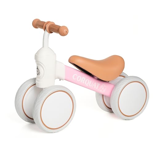 CORQUAT Correpasillos Bebe 1 Año, Juguetes Niños 1 Año, Triciclo, Bicicleta sin Pedales, Correpasillos, Perfecto para Regalos Originales Bebes 1 Año. (Rosa)