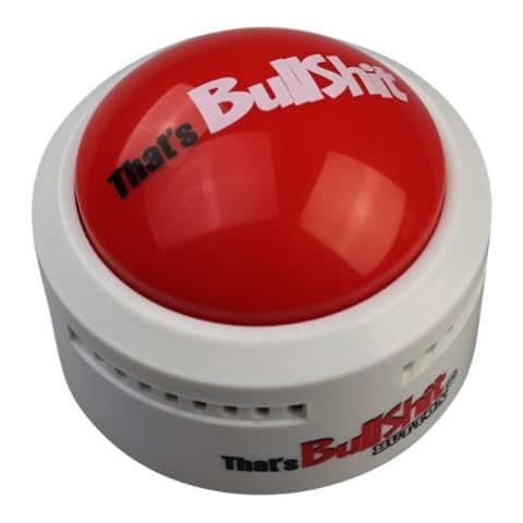 Talkie Toys Products That’s BS Button - Lights Up and Plays 8 Funny BS Sayings - Fun Prank & Gag Gift Cover