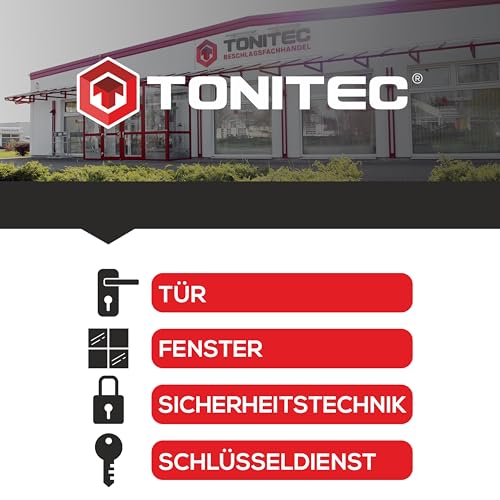 ABUS Schließzylinder TEC440 by ToniTec Zylinderschloss als Doppelzylinder Größe 40/55 mm mit 6...
